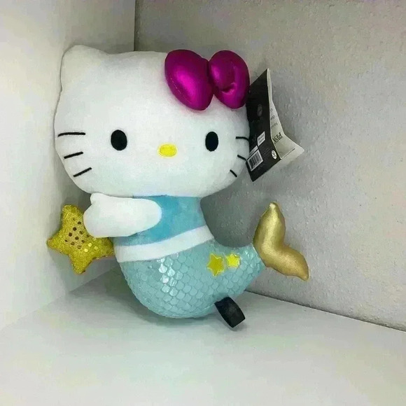 Hello Kitty Kidrobot NEW Sanrio 11 in. Mermaid kitty plush - Picture 1 of 5